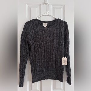 St. John's Bay Charcoal Cable Knit Sweater